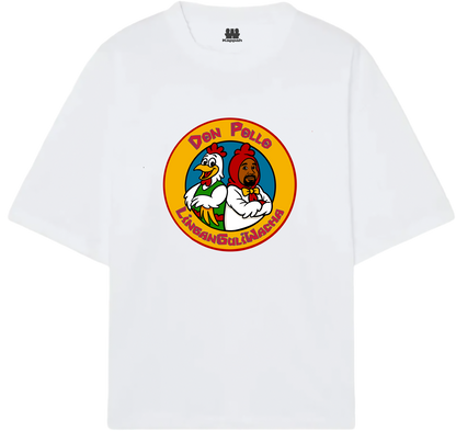 DON POLLO HERMANOS TEE WHITE
